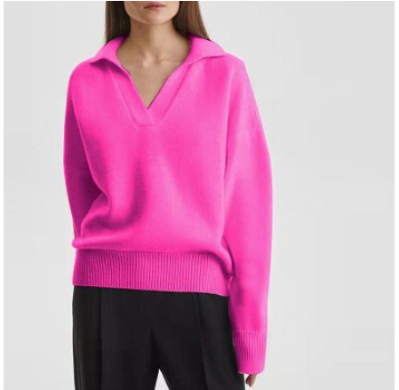 Strickpullover mit Polokragen „Beatrice“