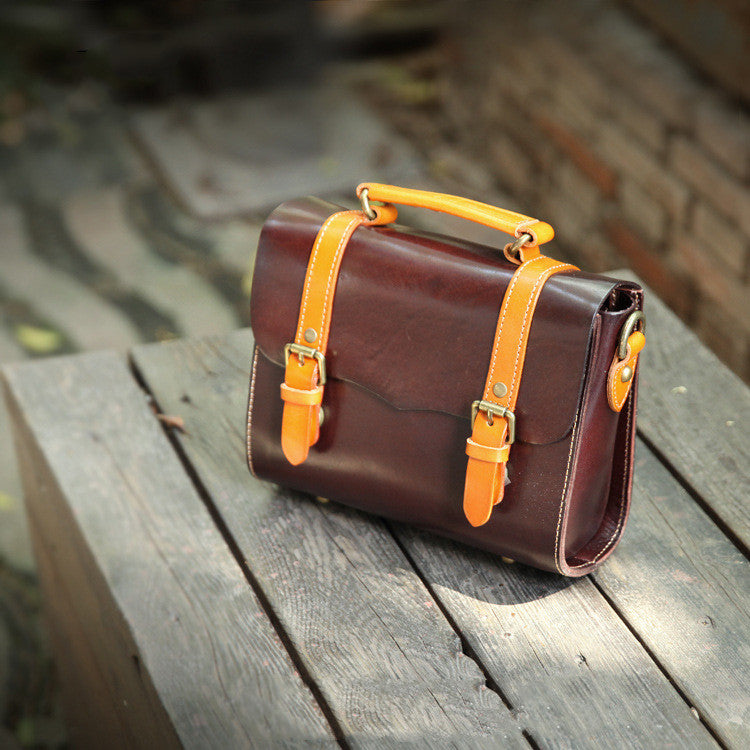 Vintage-Doktortasche aus Leder