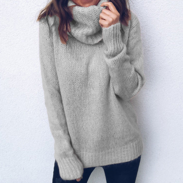 Strickpullover mit weitem Rollkragen „Greta“