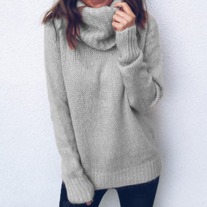 Strickpullover mit weitem Rollkragen „Greta“