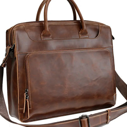 Genuine Leather Men's Handbag - New Arrival