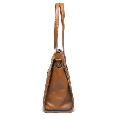 Fashionable Leather Women's Tote and Crossbody Bag