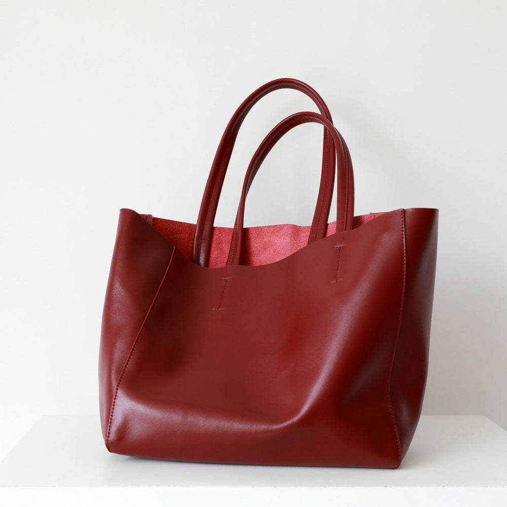Soft Leather Tote Bag