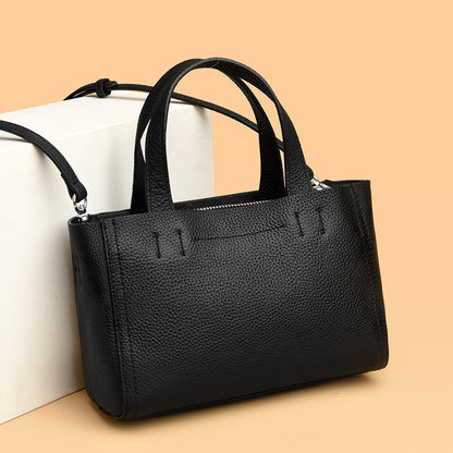 Leather Mini Tote Crossbody