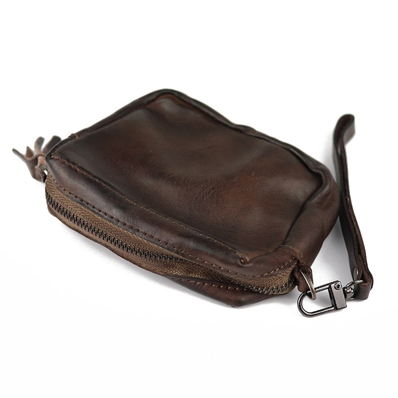 Leather Wristlet Pouch