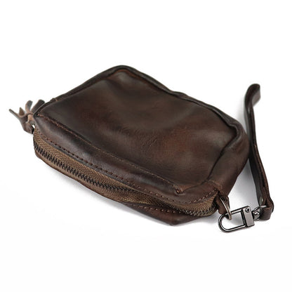 Leather Wristlet Pouch