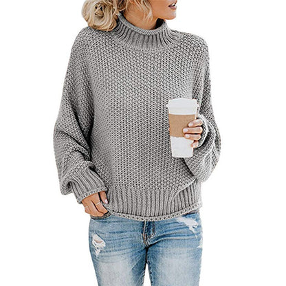 Grobstrick-Rollkragenpullover „Ginevra“