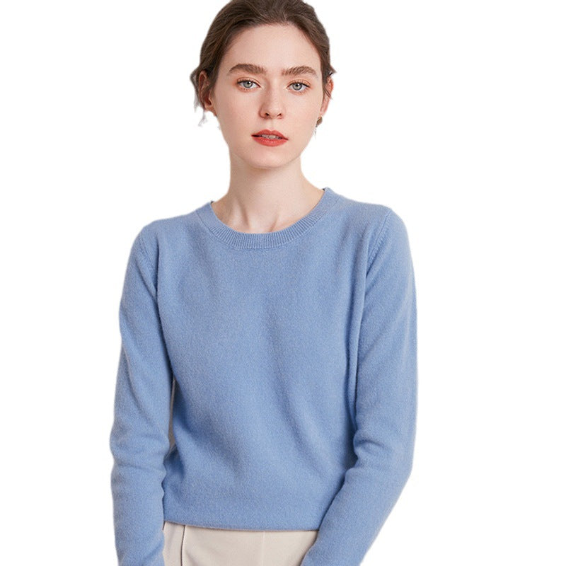 Woll-Pullover mit Rundhals „Letizia“