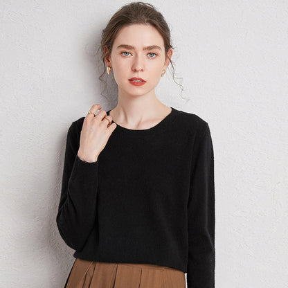 Woll-Pullover mit Rundhals „Letizia“