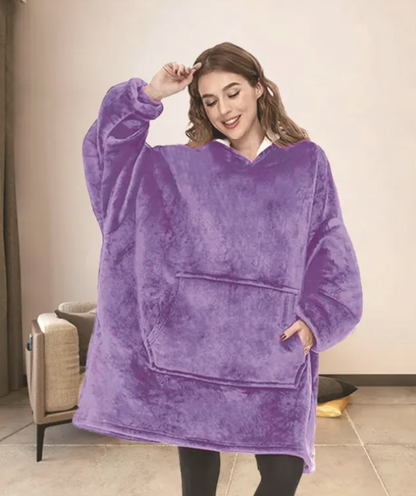 Fleece-Decken-Hoodie „Margot“