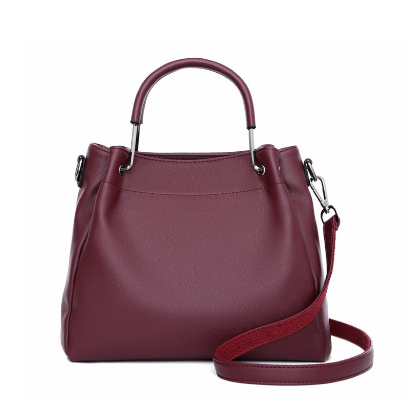 Weiche Handtasche aus PU-Kunstleder
