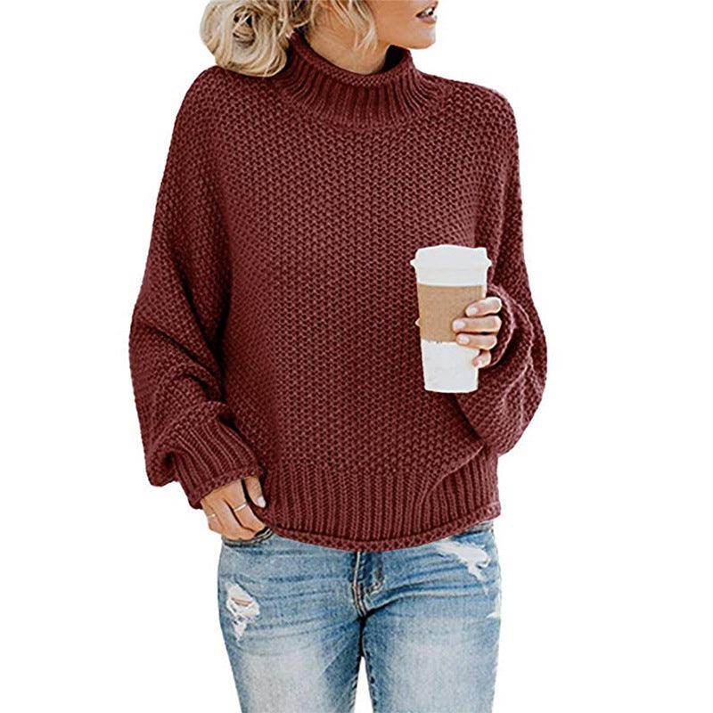 Grobstrick-Rollkragenpullover „Ginevra“