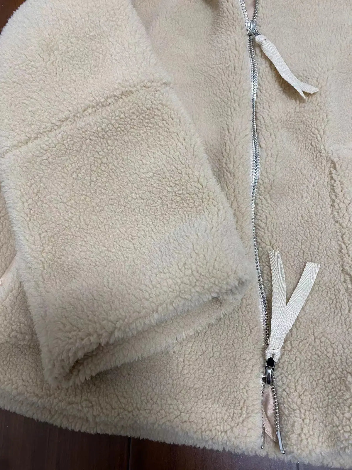 Teddyfleece-Jacke mit Stehkragen „Margaux“