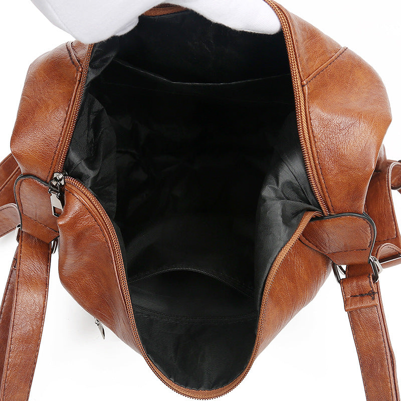 Wandelbare Hobo-Rucksacktasche aus PU-Kunstleder