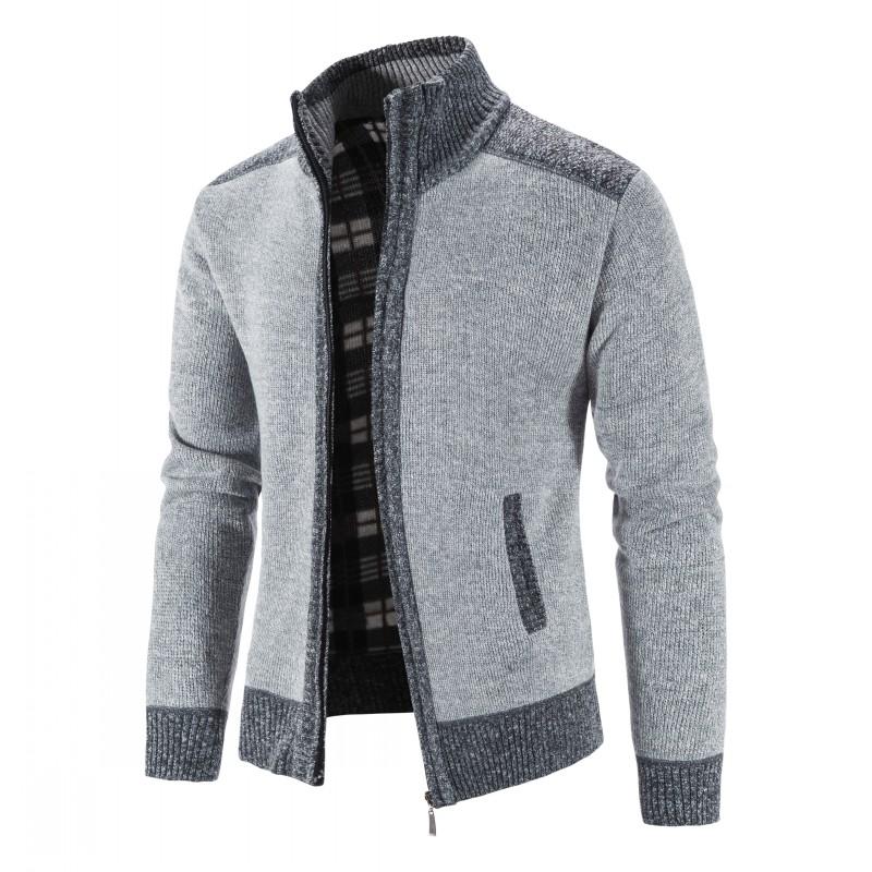 Plush Zip Cardigan “Fabio”