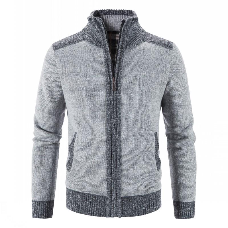 Plush Zip Cardigan “Fabio”
