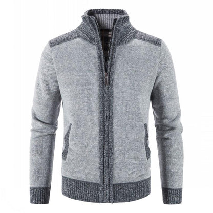Plush Zip Cardigan “Fabio”