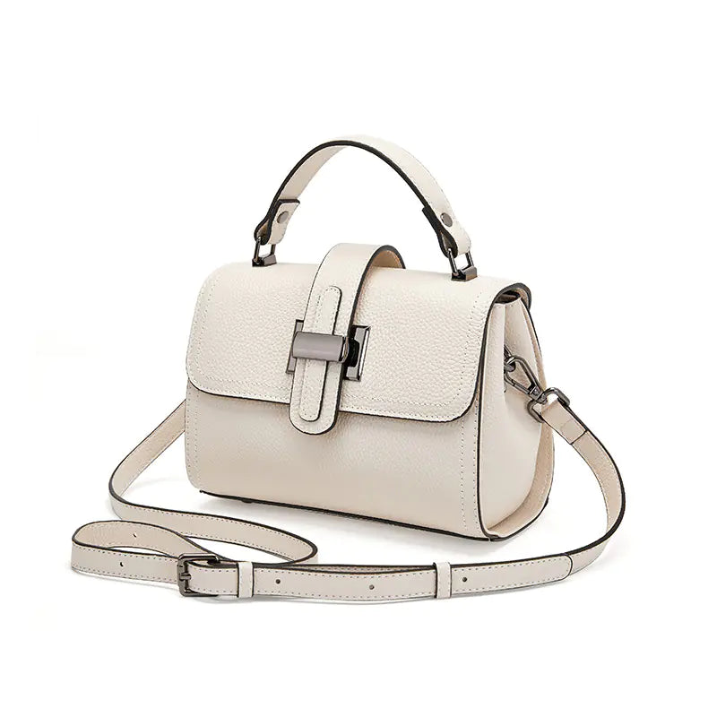 Genuine Leather Crossbody Small Square Shoulder Bag
