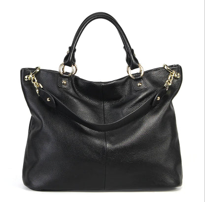 Leather Tote Bag for Women - Shoulder and Crossbody