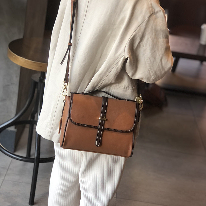Saddle Leather Crossbody Bag