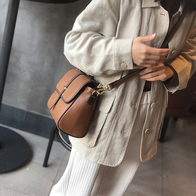 Saddle Leather Crossbody Bag