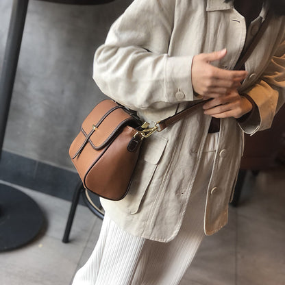 Saddle Leather Crossbody Bag