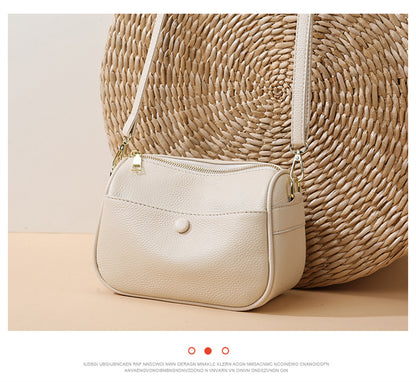 Soft Leather Pillow Shoulder Bag