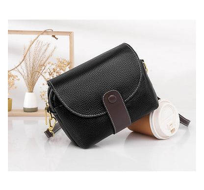 Leather Saddle Crossbody Bag