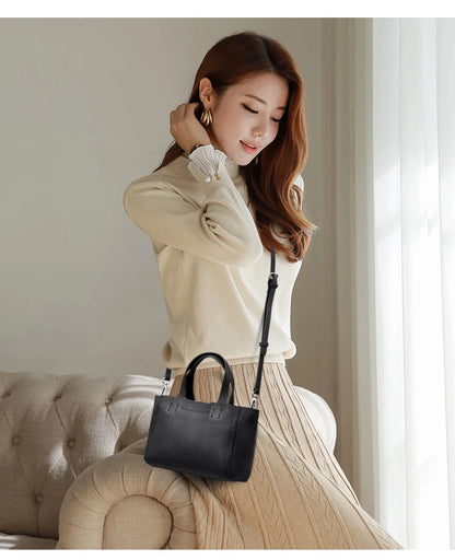 Leather Mini Tote Crossbody