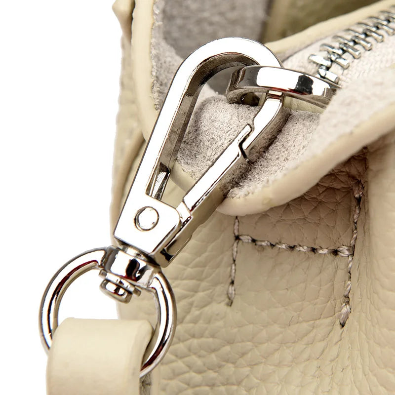 Leather Mini Tote Crossbody