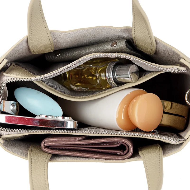 Leather Mini Tote Crossbody