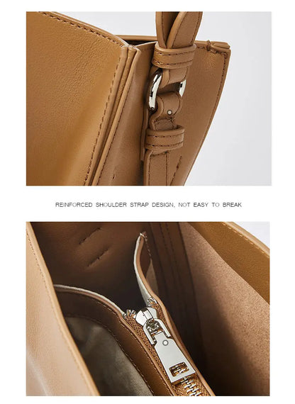 Vintage Leather Bucket Bag