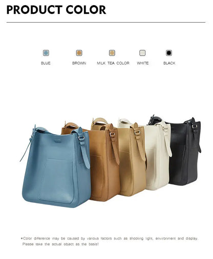 Vintage Leather Bucket Bag