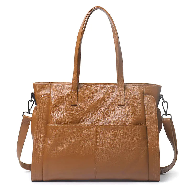 Fashionable Leather Women's Tote and Crossbody Bag