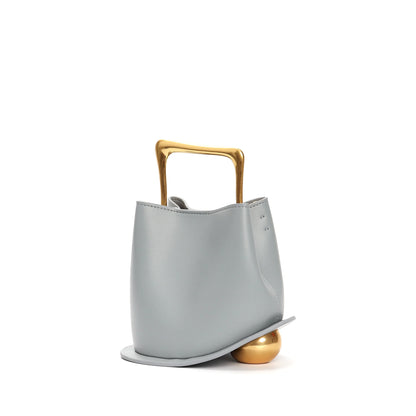 Women's Cowhide Leather Bucket Bag