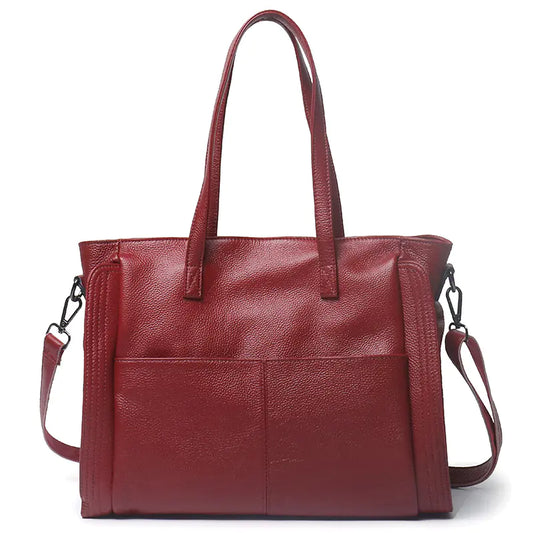 Fashionable Leather Women's Tote and Crossbody Bag