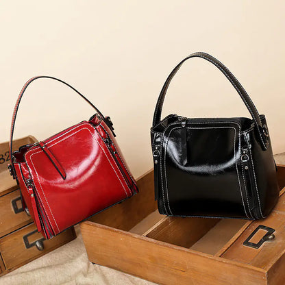 Genuine Leather Women's Shoulder Crossbody Bag