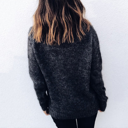 Strickpullover mit weitem Rollkragen „Greta“