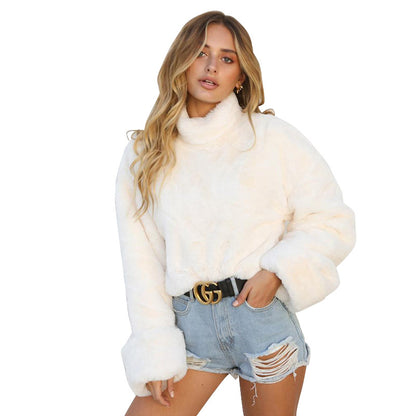 Plüsch-Rollkragenpullover „Camille“