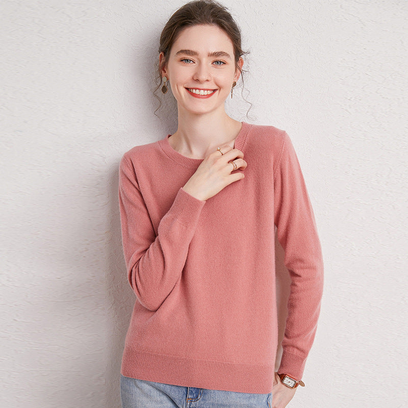 Woll-Pullover mit Rundhals „Letizia“