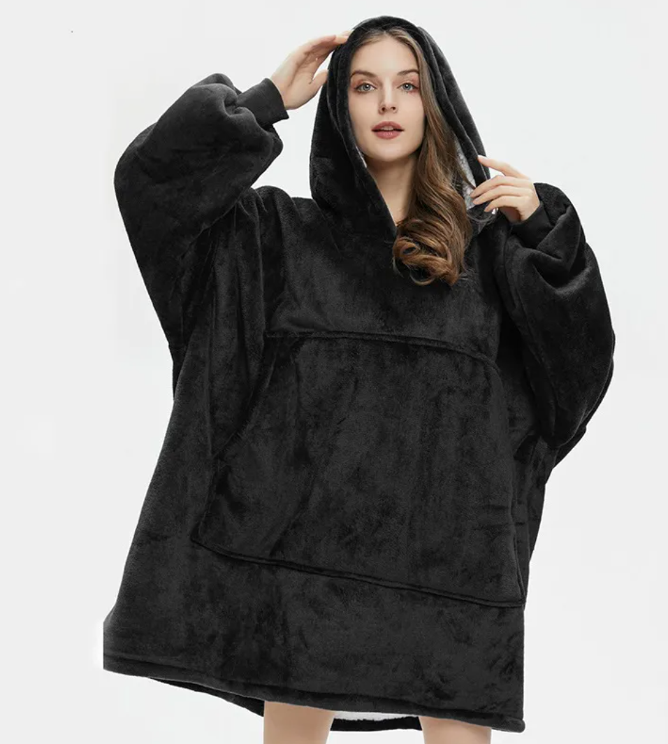 Fleece-Decken-Hoodie „Margot“
