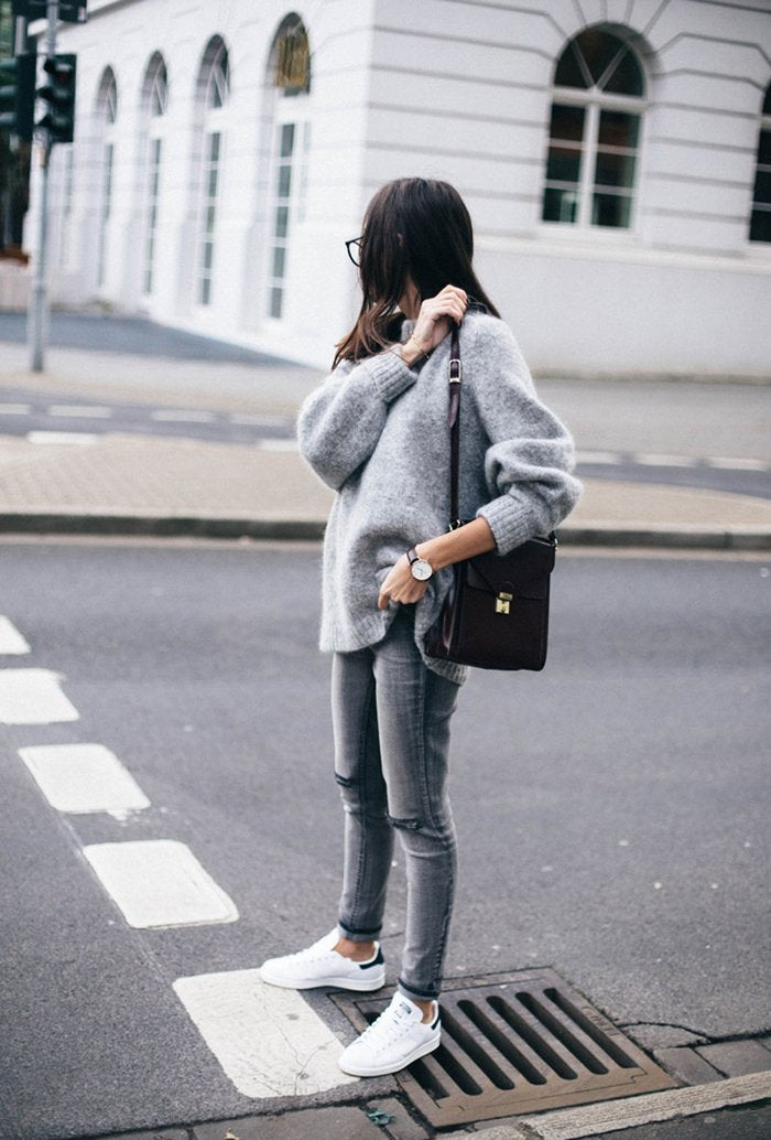 Oversize-Pullover mit Rundhals „Irene“