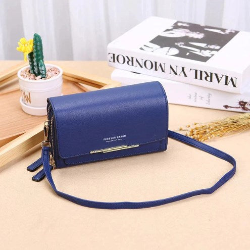 Handytasche zum Umhängen aus PU-Kunstleder