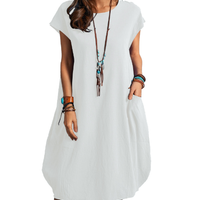 Langarm-Leinenkleid "Romy"
