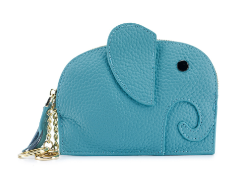Leather Elephant Coin Purse