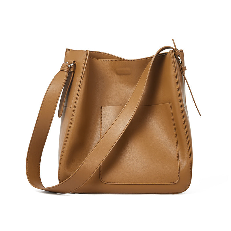 Vintage Leather Bucket Bag