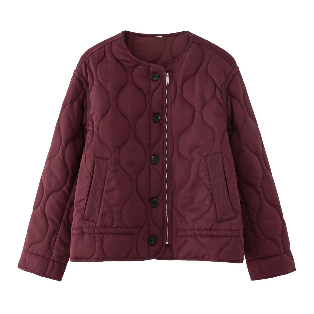 Quilted Button Jacket “Malin”