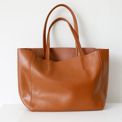 Soft Leather Tote Bag