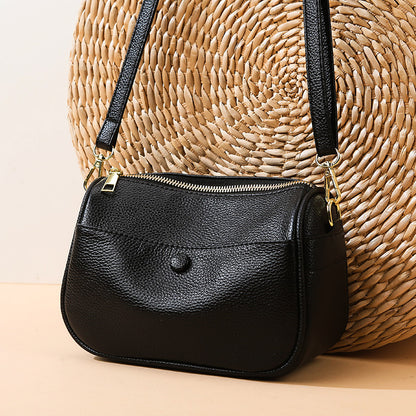 Soft Leather Pillow Shoulder Bag
