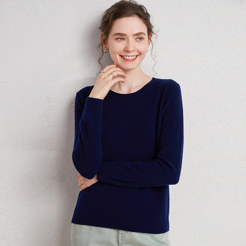 Woll-Pullover mit Rundhals „Letizia“